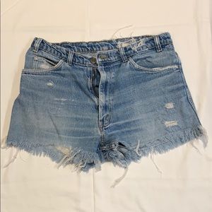 Levi’s denim cutoff shorts